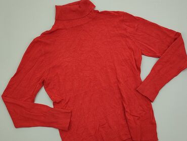 Swetry: Sweter S (EU 36), stan - Idealny, wzór - Jednolity kolor, kolor - Czerwony