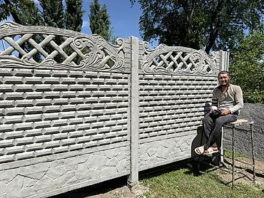 тент крыша: Бетонный еврозабор, Декоративный, Новый, В розницу,Наличный расчет — 1