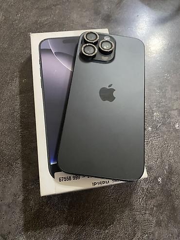 iphone 10 pro: IPhone 16 Pro Max, Б/у, 256 ГБ, Черный, Коробка, 91 % — 1