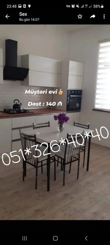 Masa və oturacaq dəstləri: Stol stul masa ve oturacaq destleri Tek-Tek ve Komplekt Wekilde — 7