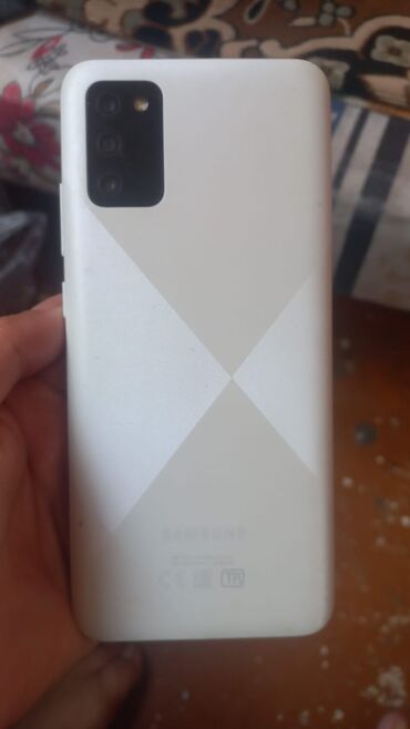 samsunq s: Samsung A02 S, 32 ГБ, цвет - Белый, Две SIM карты