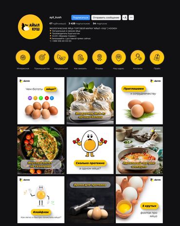 IT, компьютеры, связь: Полная упаковка аккаунта в инстаграм Логотип Создание визуала at lalafo.kg — 10 IT, компьютеры, связь: Полная упаковка аккаунта в инстаграм Логотип Создание визуала — 10
