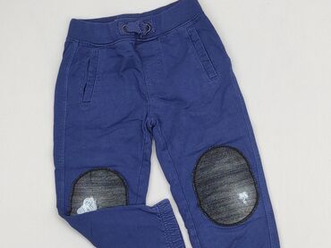 eleganckie szerokie spodnie z wysokim stanem: Sweatpants, 2-3 years, 92/98, condition - Fair
