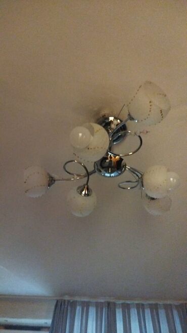 Buynuzlar: Çılçıraq, 6 lampa, Metal