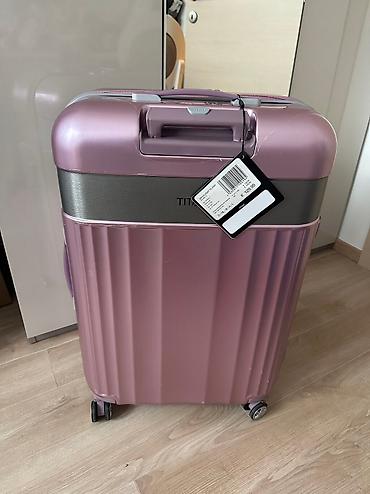 Putni koferi i torbe: TITAN WILD ROSE. Veliki Putni kofer. Veličine L, dimenzije — 3