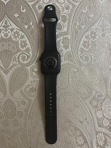 смарт часы: Qara rəngli ağıllı saat 10 seriya 46mm - Kvadrat formalı sensorlu — 2
