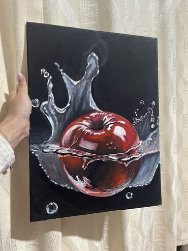 yolka sekilleri 2021: Əl işləri – orijinal rəsm tabloları - Texnika: akril boya, kətan