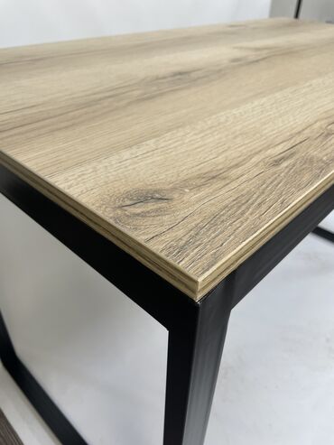 Офисные столы: Лофт столы С прочной металлической основой 25x25 мм и столешницей из — 10