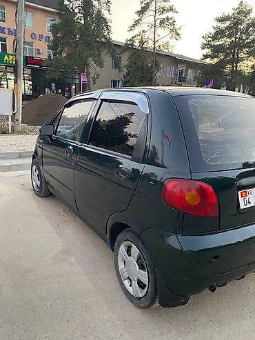 3d полики бишкек: Daewoo Matiz: 2003 г., Кол менен иштөөчү, Хетчбек — 5