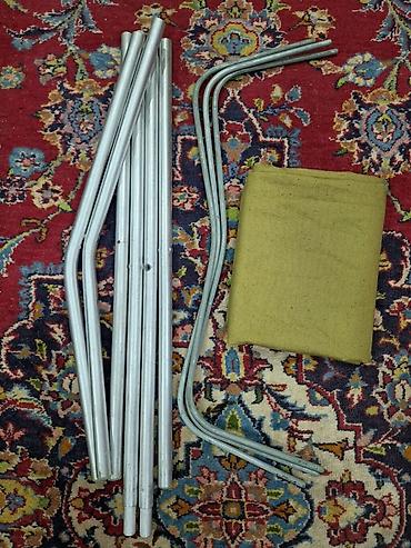 kamp evi: Yığılabilən sahə çarpayısı (kamp çarpayısı) - Material: qalın parça — 2