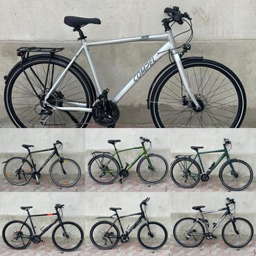 куплю велосипед бишкек: AZ - City bicycle, Башка бренд, Велосипед алкагы XL (180 - 195 см), Алюминий, Германия, Колдонулган