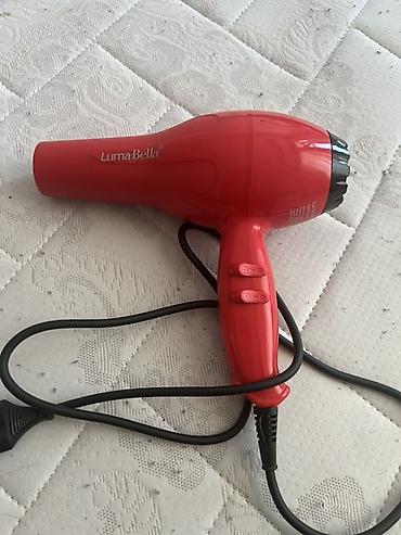 fen başlığı: LumaBella saçqurudan feni - Rəng: qırmızı - Tip: Şəbəkə ilə işləyən — 1