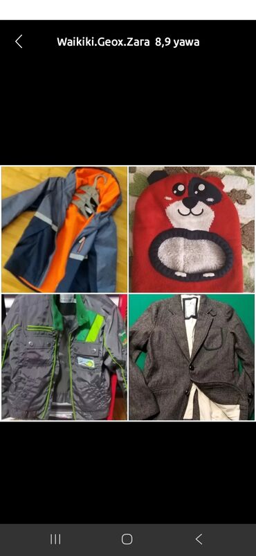 Uşaqlar üçün digər geyimlər: Uşaq geyim və ayaqqabı dəsti – 7, 8, 9 yaşlar üçün. Brendlər: LC — 1