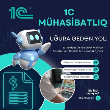 derzi kursları: Mühasibat, 1C, Onlayn, İşədüzəltmədə kömək
