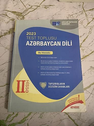 Testlər: Azərbaycan dili Testlər 11-ci sinif, DİM, 2-ci hissə, 2023 il — 1