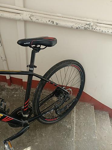 Şəhər velosipedləri: AURUS hibrid/MTB velosiped. Yarış velosipedidi . Əyləc sistemi təkcə — 3