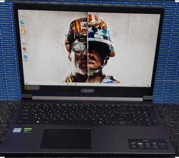 купить игровой ноутбук бу: Ноутбук, Acer, 16 ГБ ОЭТ, Intel Core i5, 15.6 ", Колдонулган, Жумуш, окуу үчүн, эс тутум SSD