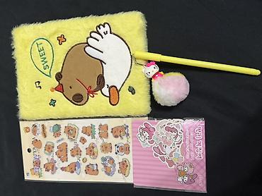 блокноты: Меховый блокнот 😍🥰🥰 Подарочный набор 🎁 🎁 Меховый блокнот 🗒️ 🎁 ручка — 4