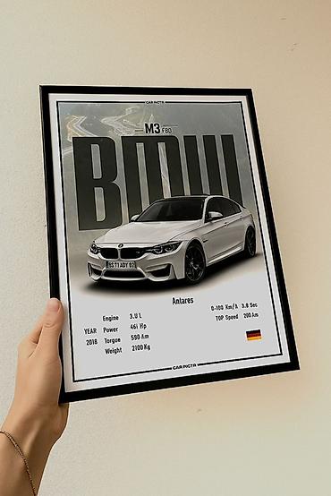 bmw şekilleri: Məhsul: Fərdi “Car PictR” avtomobil posteri - Mövzu: Sevdiyiniz — 2