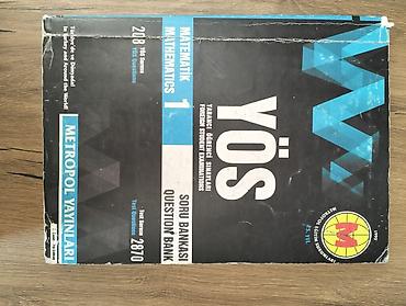 Testlər: YÖS kitabları 12 manat biri yaxsi vezyetdedir endirim olunacaq — 1