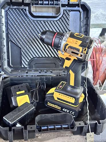 зарядка шуруповерт: Аккумуляторная дрель-шуруповёрт PowerMax 48V в кейсе. Комплект на — 1