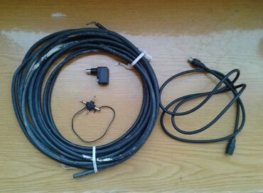 электрический кабель: КАВЕL 4 eded 2 azn.ШНУРЫ для ТV и видео за 2 azn 1)ТV кабельный