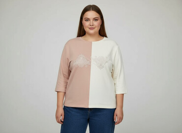 t shirty w róże: Жіноча блуза, розмір 4XL