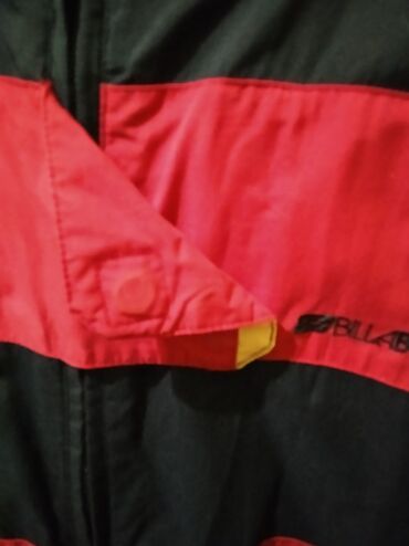 Zimske jakne: Billabong zimska/ski jakna sa kapuljačom, crno‑crvene pruge sa žutim — 3