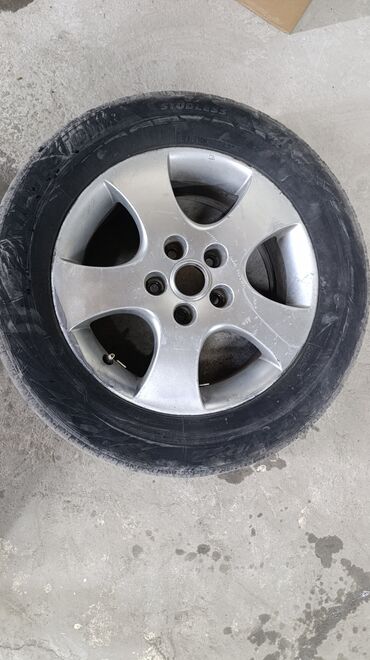 диск 16 на мерс: Дөңгөлөктөр монтажда 215 / 60 / R 16, Жай, Колдонулган, 1 даана, Жеңил унаалар, Куйма, тешиктери - 5