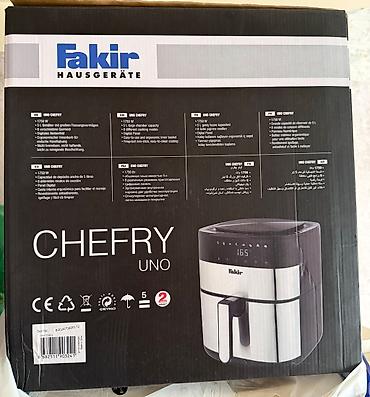arduino uno: Fakir Hausgeräte CHEFRY UNO hava fritözü - Güc: 1750 W - Həcm: 5,1 L — 1