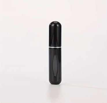 Портативный флакон-атомайзер для духов, черный 5 ml - Компактный