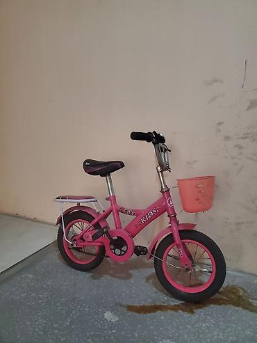 Uşaq velosipedləri: Uşaq velosipedi – “QBike Kids” - Rəng: çəhrayı (gövdə, təkər — 2