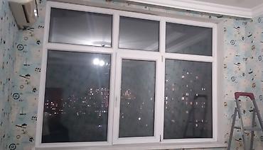 Plastik (PVC) pəncərə paketləri - Ağ rəngli PVC profildən, ikili şüşə