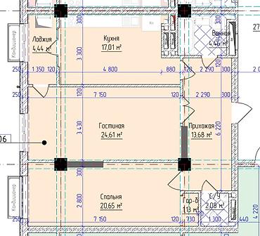 Продажа квартир: 2 комнаты, 88 м², ул. Ахунбаева / Бакаева Элитка, 5 этаж, ПСО (под самоотделку) — 5