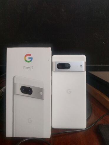 Google: Google Pixel 7, Б/у, 128 ГБ, цвет - Белый, 2 SIM