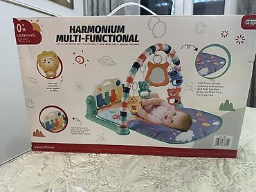 oyuncaq bebe: Harmonium Multi-Functional uşaq oyun xalçası və piano aktivlik mərkəzi — 1