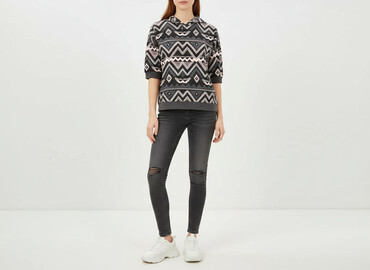 bluza z koniem h m: H&M Divided, Bluza z kapturem damska, rozmiar S