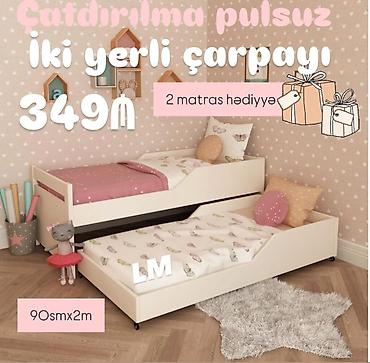 _*İki nəfərlik çarpayılar*_ *2 matras hədiyyə🎁* Bir başa