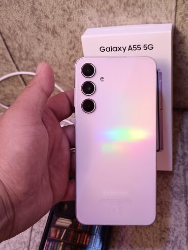 Samsung: Samsung Galaxy A55, 256 GB, Barmaq izi