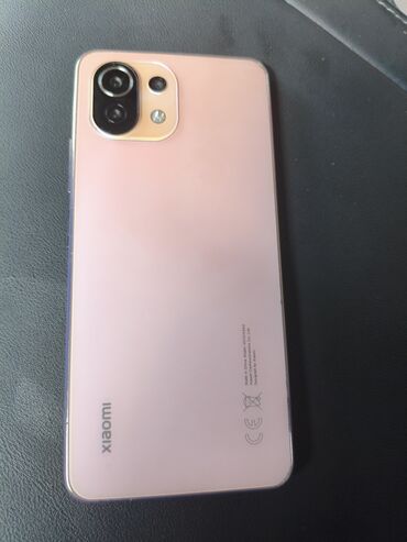 наушник mi: Xiaomi, Mi 11 Lite, Колдонулган, 256 ГБ, түсү - Кызгылт, 2 SIM