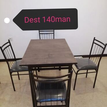 Sifarişlə masa və oturacaq dəstləri: Kvadrat masa, Mətbəx üçün, Digər adam sayı, Açılmayan, Zəmanətli -da lalafo.az — 10 Sifarişlə masa və oturacaq dəstləri: Kvadrat masa, Mətbəx üçün, Digər adam sayı, Açılmayan, Zəmanətli — 10