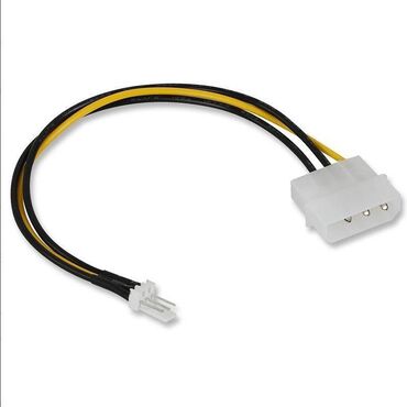 3pin: Переходник питания для кулера Molex - 3pin. кабель адаптер 20 см