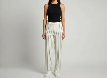 h m spodnie damskie: H&M, Material trousers for women, size M