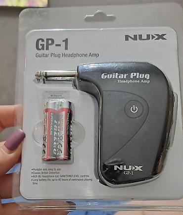 jack e4: NUX GP-1 — карманный гитарный усилитель для наушников (Guitar Plug — 1
