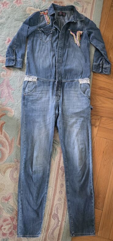 Kombinezoni: Abercrombie & Fitch, XS (EU 34), S (EU 36), bоја - Svetloplava — 11