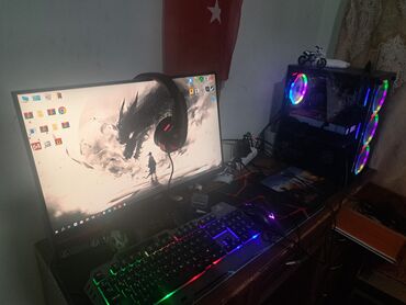Masaüstü kompüterlər və iş stansiyaları: Ekran karti: Rx 480 8gb ram Processor: i7 3770 3.4gh Ram:16 gb Ana