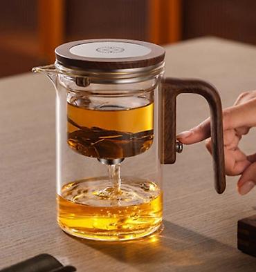чугунный чайник: Стеклянный заварочный чайник Magnetic Glass Teapot - Современный — 3