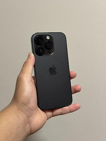 оригинальные аирподсы 1: IPhone 14 Pro, Б/у, 128 ГБ, Черный, Защитное стекло, 78 % — 1