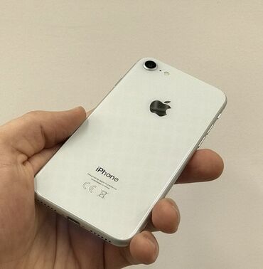 зарядник айфона: IPhone 8, Б/у, 64 ГБ, Белый, Зарядное устройство, Кабель, 100 %