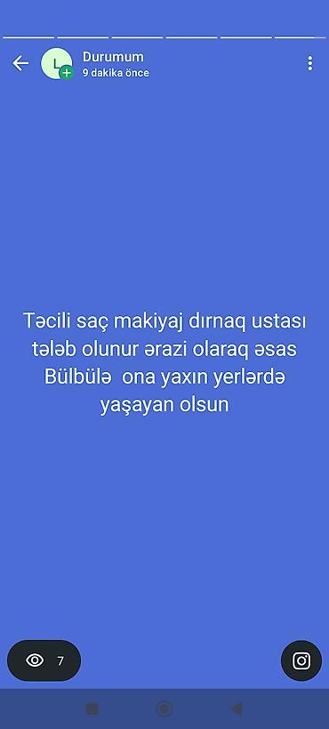 sac kəsimi: Vakansiya: Gözəllik ustası Təcili olaraq saç, makiyaj və dırnaq üzrə — 1